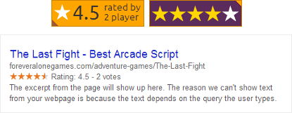 highlight your page with a unique smart rating widget