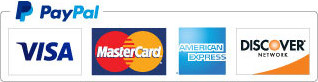 PayPal, Visa, MasterCard, American Express and Discover Network payments are accepted here